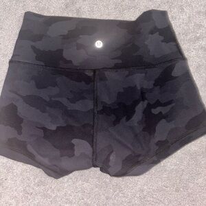 lululemon athletica Black Camo Women's Shorts